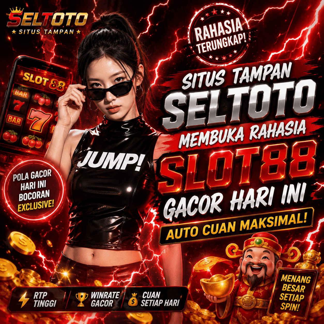 Situs Tampan SELTOTO Membuka Rahasia Slot88 Gacor Hari Ini, Auto Cuan Maksimal!