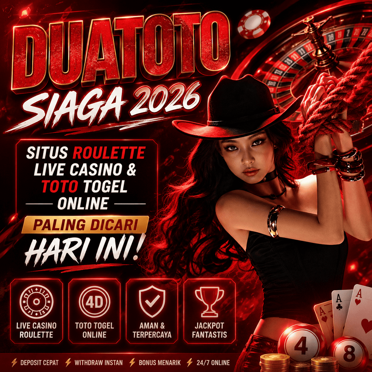 DUATOTO Siaga 2026 Situs Roulette Live Casino & Toto Togel Online Paling Dicari!